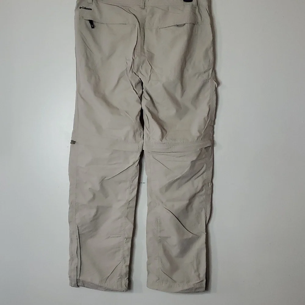 Womens Columbia Omni-Shade Sun Protection Convertible Hiking Pants Sz 8s